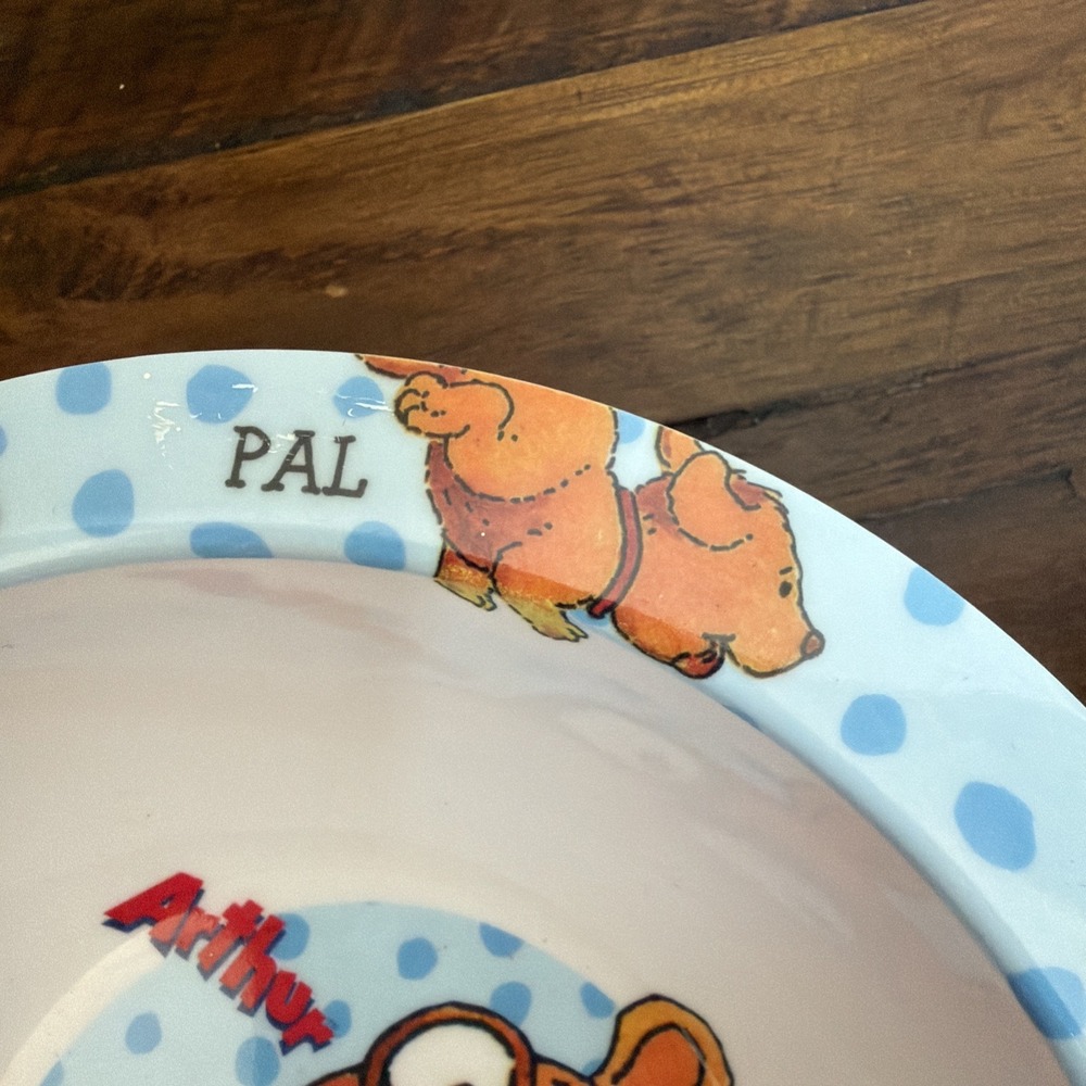 Arthur PBS Cereal Ice Cream Bowl DW Binky Muffy Pal Brain Trudeau - Picture 10 of 10